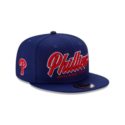 Red Philadelphia Phillies Hat - New Era MLB Slab 9FIFTY Snapback Caps USA7296105